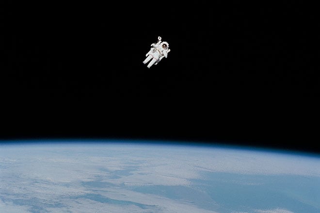 Astronaut in space