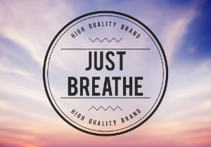 just breathe stamp